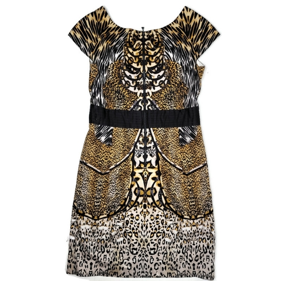 Etcetera leopard cheetah animal print dress size 8. - Picture 2 of 4